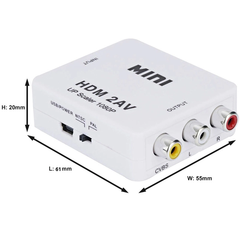 Ae-Csahd05 VGA to HDMI HD Video Converter with Audio USB Cable