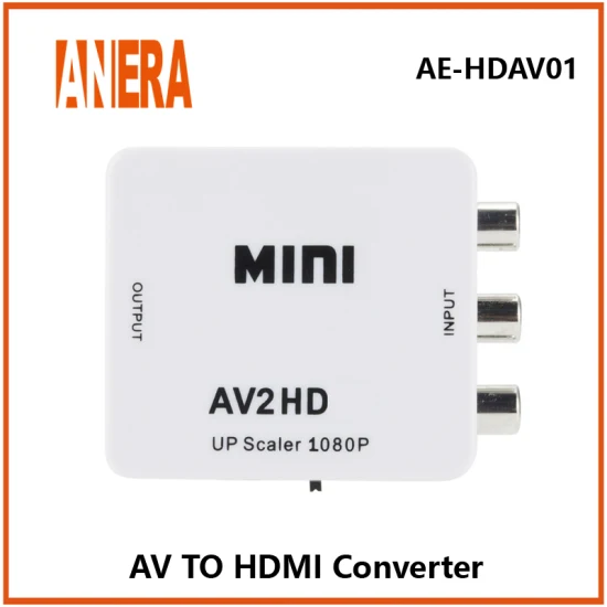Venda imperdível Conversor VGA para HDMI Vídeo AV Conversor com áudio