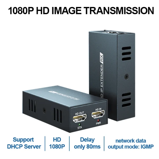 Muitos para muitos HDMI Transmissor de vídeo IP 1080P 60Hz CAT6 Cat5 150m HDMI Extender Over IP
