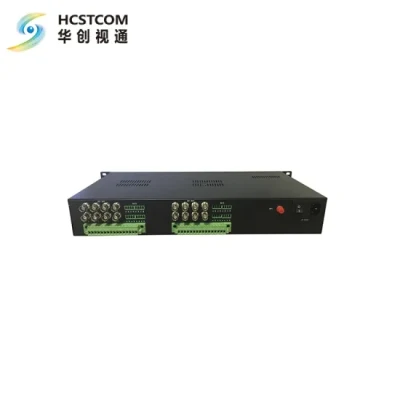 Conversor/extensor de fibra de vídeo digital 3G-SDI de 16 canais para câmera CCTV