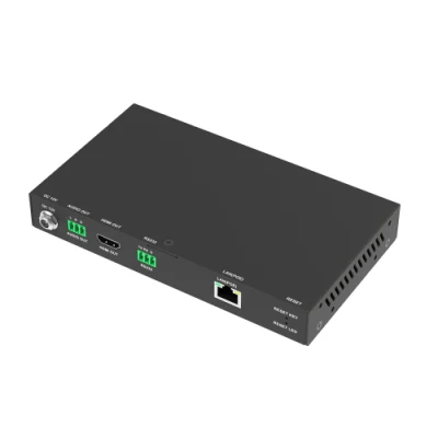 Decodificador AV sobre IP de configuração zero 1080P, extensor H. 265 HDMI sobre IP com parede de vídeo, controle visual e ponto de entrada